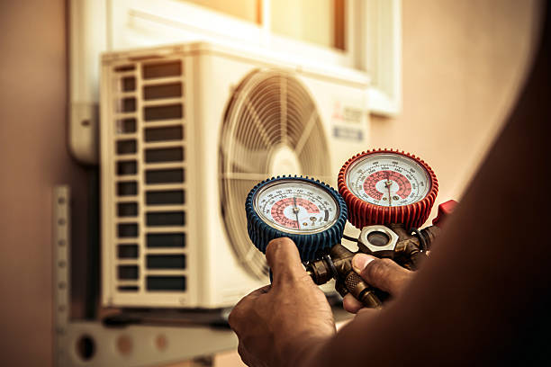 Professional Hvac technician working in Varysburg, NY